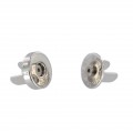 Magnetic Snap, 12mm Diameter, Nickel Plated, 6.3 lbs (3.0 kg) Strength