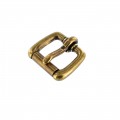 B1187 3/4" Antique Brass, Roller Buckle, Solid Brass-LL