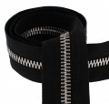 Metal 8 Riri Zipper, Continuous Chain, Symmetrical Nickel Teeth (NI)