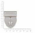 M38663-10/MNGS Brushed Nickel, Key Lock