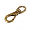 251 7/16" Antique Brass, Swivel Lever Snap, Solid Brass-LL