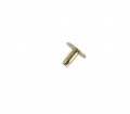 B1414 9/32" Brass Plate, Back Post, Solid Iron