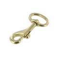 79 3/4" Natural Brass, Swivel Bolt Snap, Solid Brass