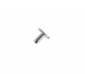 B1414 9/32" Nickel Matte, Back Post, Solid Iron