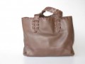 Leather Tote Bag 300B Brown