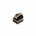 Riri Kobo Zipper Pull, Antique Brass Plate AM, Fits Riri Metal 8 Zipper