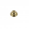 J35 1/2" Natural Brass, Foot/Stud, Solid Brass-LL ***Requires the back post B-1414, sold separately***