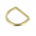 DR016 1" Natural Brass, D-Ring, Solid Brass