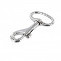 79 1" Nickel Plate, Swivel Bolt Snap, Solid Brass