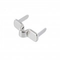 H06 Nickel Plate, Handle Holder, Solid Brass