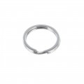 B2020 26mm Nickel Plate, Key Ring, Solid Iron