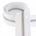 Metal 6 Riri Zipper, Continuous Chain, Cotton Dyeable, Combi Nickel Teeth (NI)