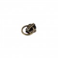 Riri Anello 12 Bata Zipper Pull, Antique Brass Plate AM, Fits Riri Metal 4 Zipper