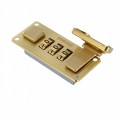 Z6610-10/MGS/MR Brushed Brass, Combination Lock
