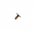 B1414 9/32" Antique Brass, Back Post, Solid Iron