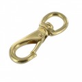 251 5/8" Natural Brass, Swivel Lever Snap, Solid Brass