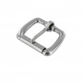 B1187 1" Nickel Matte, Roller Buckle, Solid Brass