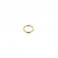 G1802 8mm Light Gold Plate, O-Ring, Solid Zinc