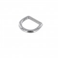 2011 3/4" Nickel Plate, D-Ring, Solid Brass