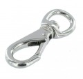 251 5/8" Nickel Plate, Swivel Lever Snap, Solid Brass