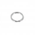 B2020 7/8" Nickel Plate, Key Ring, Solid Iron