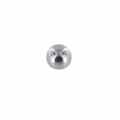 K1070 Nickel Plate, Foot/Stud, Solid Brass ***Requires the back post B-1414, sold separately***