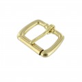 B1187 1" Natural Brass, Roller Buckle, Solid Brass