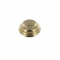 J35 3/4" Natural Brass, Foot/Stud, Solid Brass ***Requires the back post B-1414, sold separately***