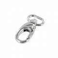 B6450 5/8" Nickel Plated, Swivel Lever Snap, Solid Zinc