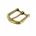 10174 32mm Antique Brass, Heel Bar Buckle, Solid Brass