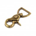 3002A 3/4" Antique Brass, Swivel Trigger Snap, Solid Brass-LL