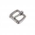 B1187 3/4" Nickel Matte, Roller Buckle, Solid Brass