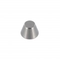40311 14mm Nickel Matte, Foot, Solid Brass ***Requires the back post B-1414, sold separately***
