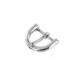G4401  7/8" Nickel Plate, Heel Bar Buckle, Solid Brass