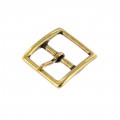 1097 1" Antique Brass, Center Bar Buckle, Solid Brass-LL