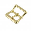 B6226 3/4" Natural Brass, Roller Buckle, Solid Brass-LL