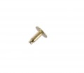 B1414 5/16" Brass Plate, Back Post, Solid Iron