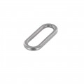 20122 1" Nickel Matte, Single Loop, Solid Brass