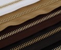 Metal 6 Riri Zipper, Continuous Chain, Brass Teeth (GO)