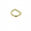 2011 5/8" Natural Brass, D Ring, Solid Brass