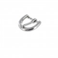 10168 3/4" Nickel Plate, Heel Bar Buckle, Solid Brass