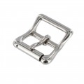 B6226 1" Nickel Plate, Roller Buckle, Solid Brass