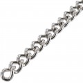 C4483 3x10mm Nickel Plate, Chain, Solid Brass