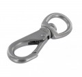 251 5/8" Nickel Matte, Swivel Lever Snap, Solid Brass