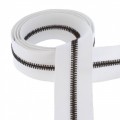 Metal 4 Riri Zipper, Continuous Chain, Cotton Dyeable, Antique Brass Teeth (AM)