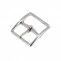 1097 26.8mm Nickel Plate, Center Bar Buckle, Solid Brass