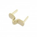 H06 Brushed Brass, Handle Holder, Solid Brass