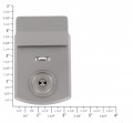 M42913-10/NM Nickel Matte, Key Lock
