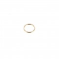 G0709 12mm Light Gold Plate, O Ring, Solid Zinc