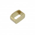 1022 3/4" Natural Brass, Belt Loop, Solid Brass
